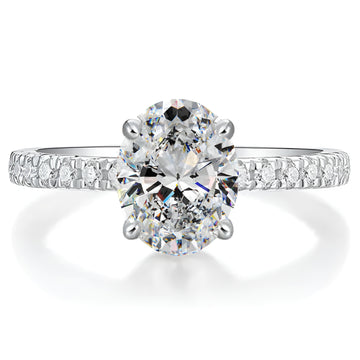 Ovale Diamant Ring